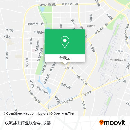 双流县工商业联合会地图