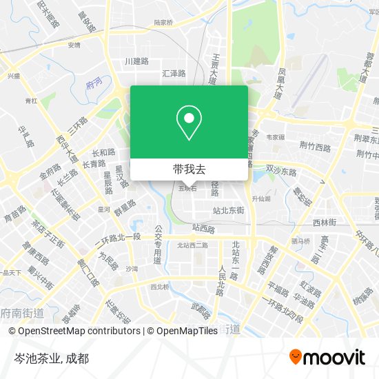 岑池茶业地图