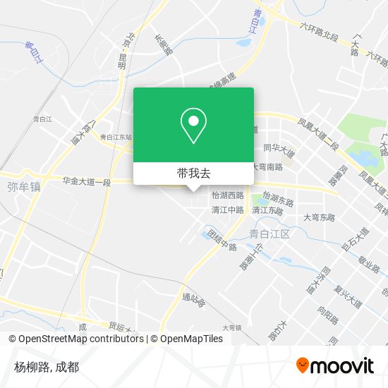 杨柳路地图