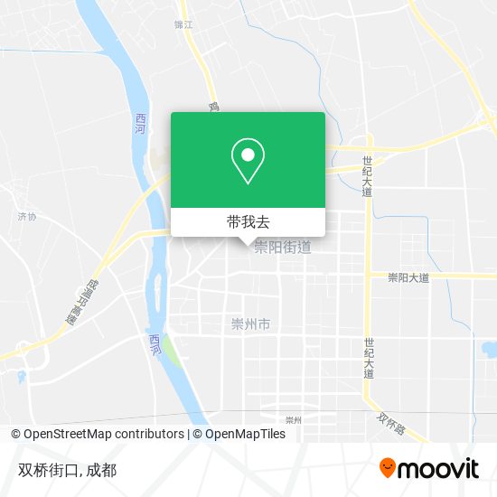 双桥街口地图