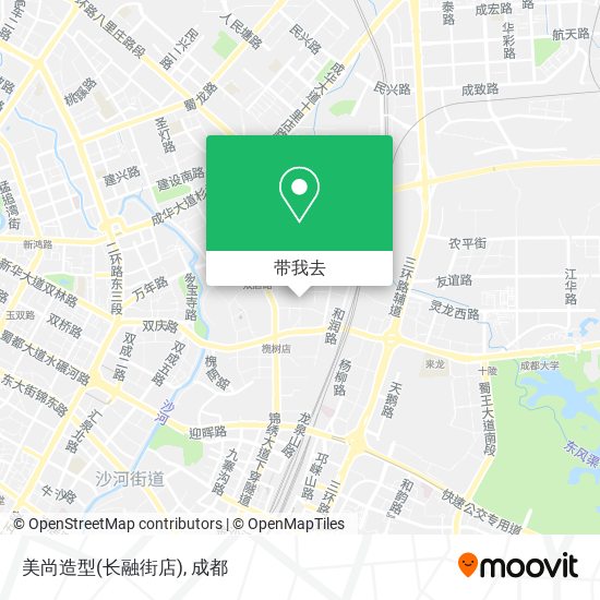 美尚造型(长融街店)地图