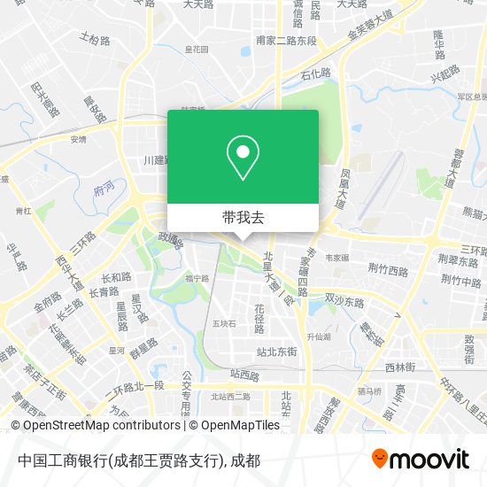 中国工商银行(成都王贾路支行)地图