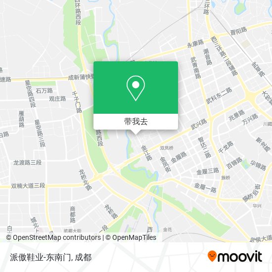 派傲鞋业-东南门地图