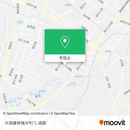 大港建材城-6号门地图