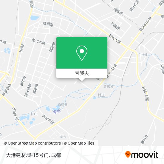 大港建材城-15号门地图