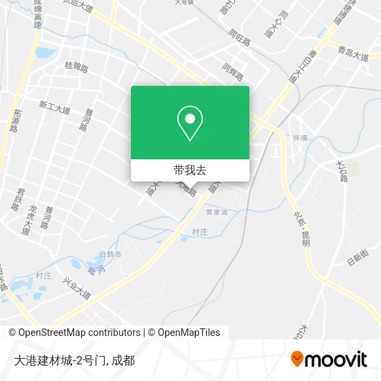 大港建材城-2号门地图