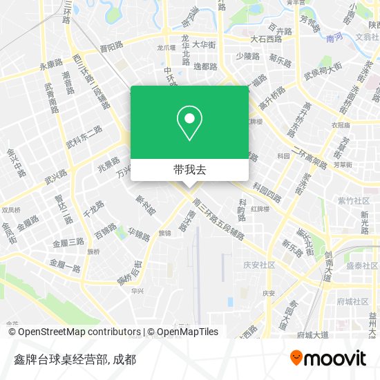 鑫牌台球桌经营部地图