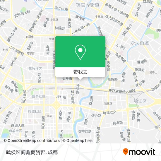 武侯区阆鑫商贸部地图