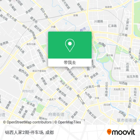 锦西人家2期-停车场地图