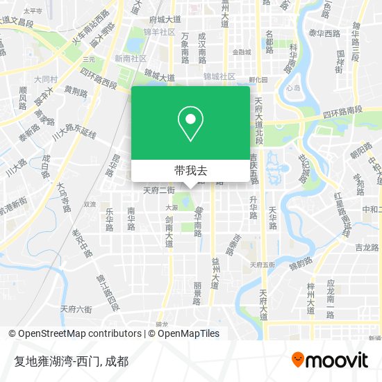 复地雍湖湾-西门地图