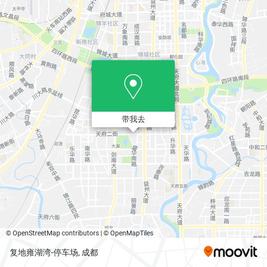 复地雍湖湾-停车场地图