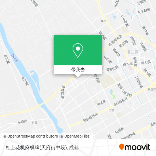 杠上花机麻棋牌(天府街中段)地图