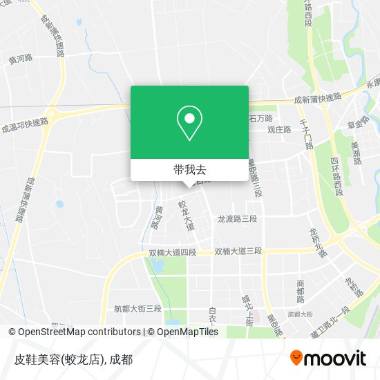 皮鞋美容(蛟龙店)地图