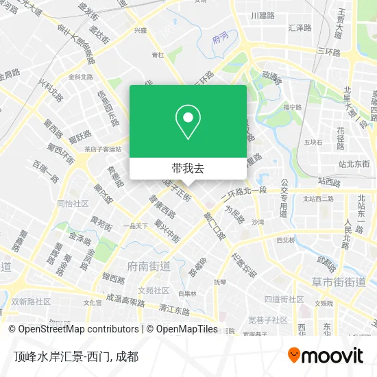 顶峰水岸汇景-西门地图