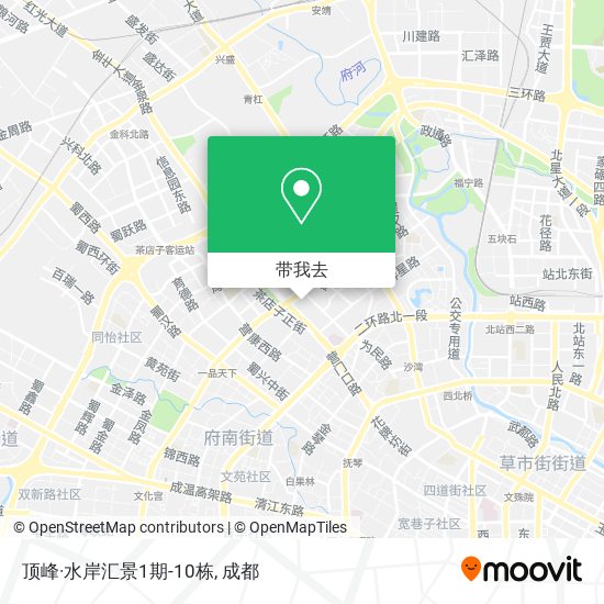 顶峰·水岸汇景1期-10栋地图