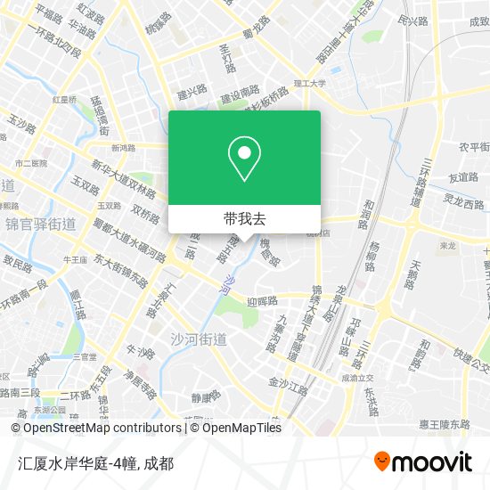 汇厦水岸华庭-4幢地图