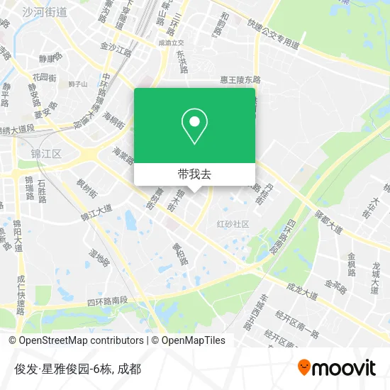 俊发·星雅俊园-6栋地图