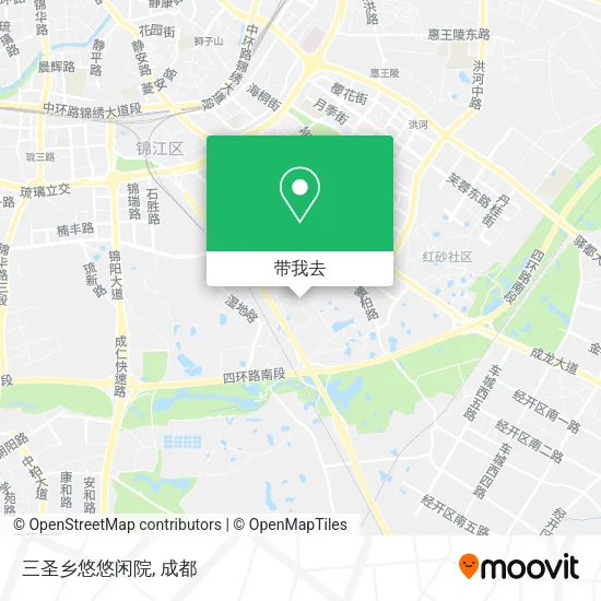 三圣乡悠悠闲院地图