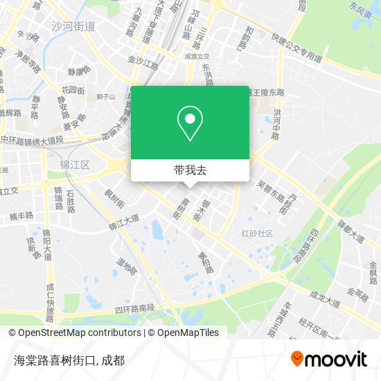 海棠路喜树街口地图