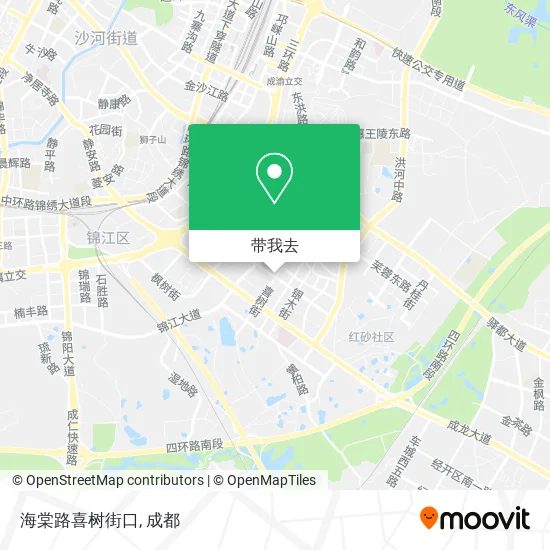 海棠路喜树街口地图