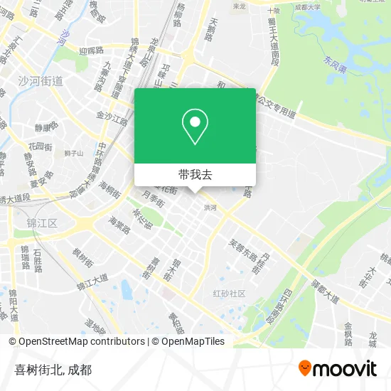 喜树街北地图