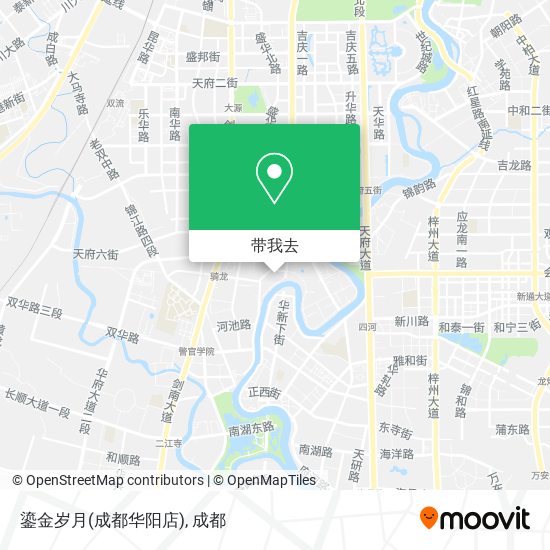 鎏金岁月(成都华阳店)地图