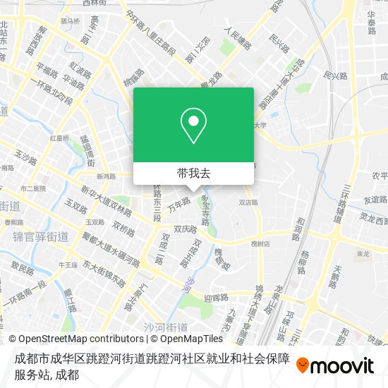 成都市成华区跳蹬河街道跳蹬河社区就业和社会保障服务站地图