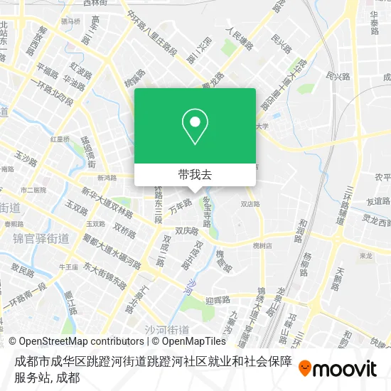 成都市成华区跳蹬河街道跳蹬河社区就业和社会保障服务站地图