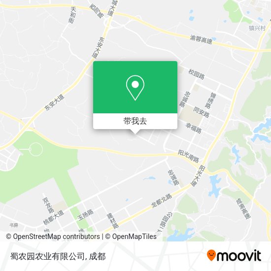 蜀农园农业有限公司地图