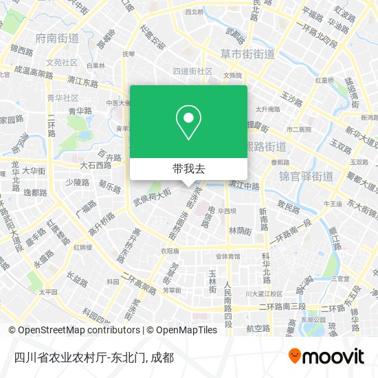 四川省农业农村厅-东北门地图