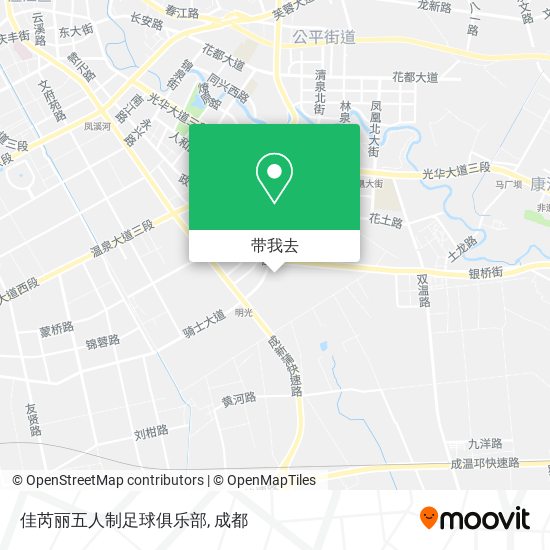 佳芮丽五人制足球俱乐部地图