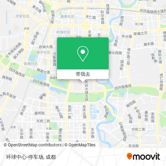 环球中心-停车场地图