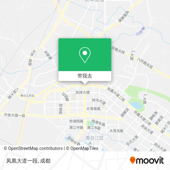 凤凰大道一段地图