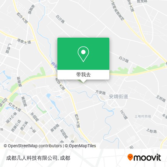 成都几人科技有限公司地图