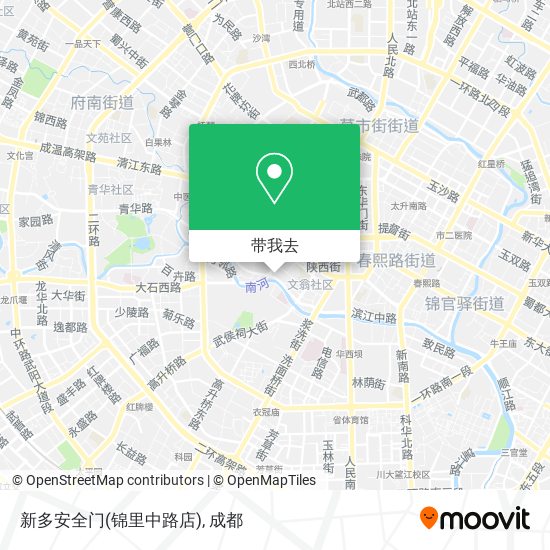 新多安全门(锦里中路店)地图