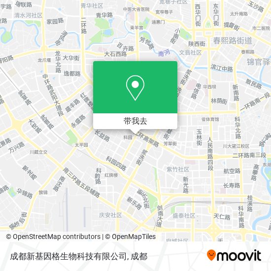 成都新基因格生物科技有限公司地图