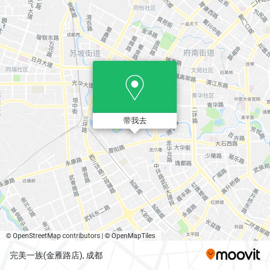 完美一族(金雁路店)地图