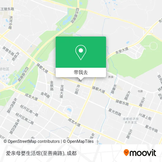 爱亲母婴生活馆(至善南路)地图
