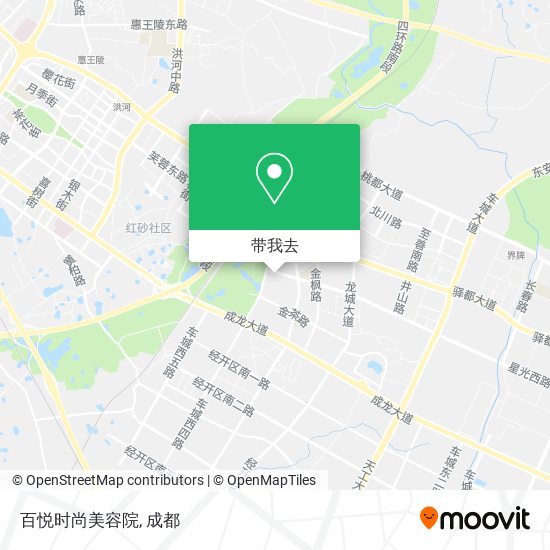 百悦时尚美容院地图