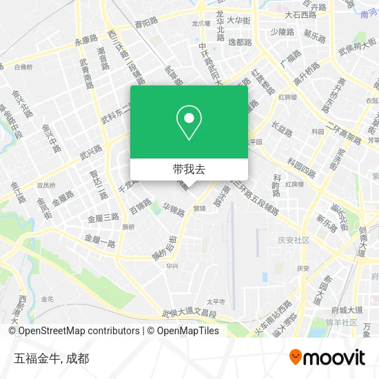五福金牛地图