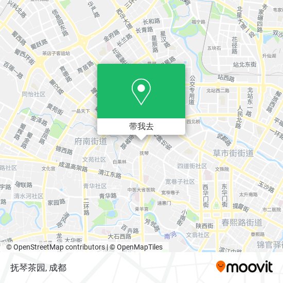 抚琴茶园地图