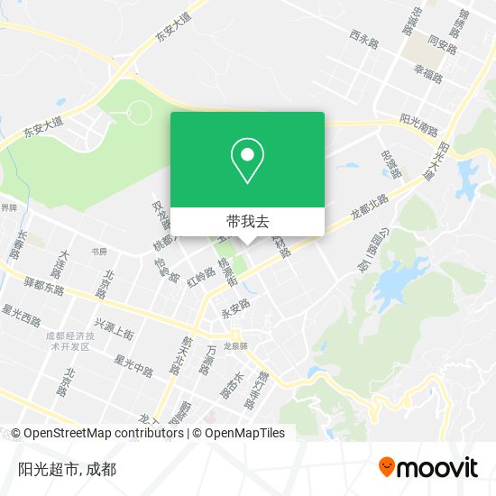阳光超市地图