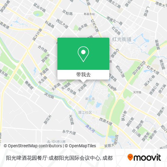 阳光啤酒花园餐厅·成都阳光国际会议中心地图