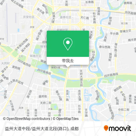 益州大道中段/益州大道北段(路口)地图