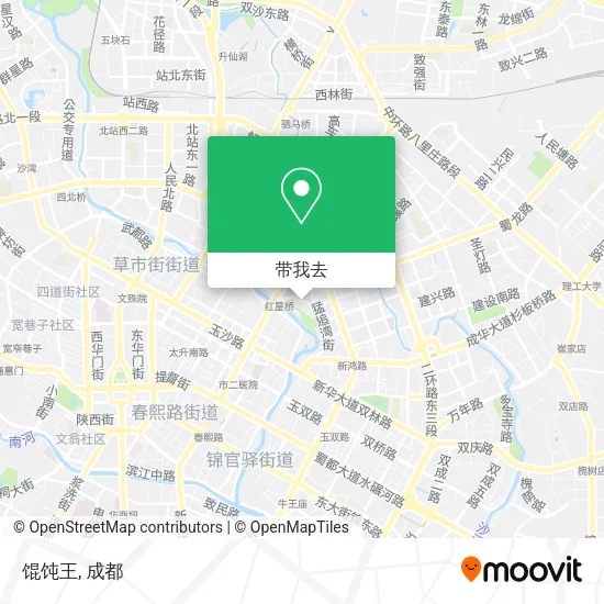 馄饨王地图