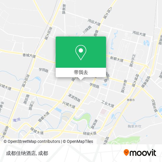 成都佳纳酒店地图