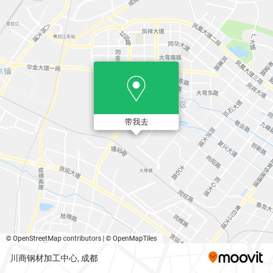 川商钢材加工中心地图