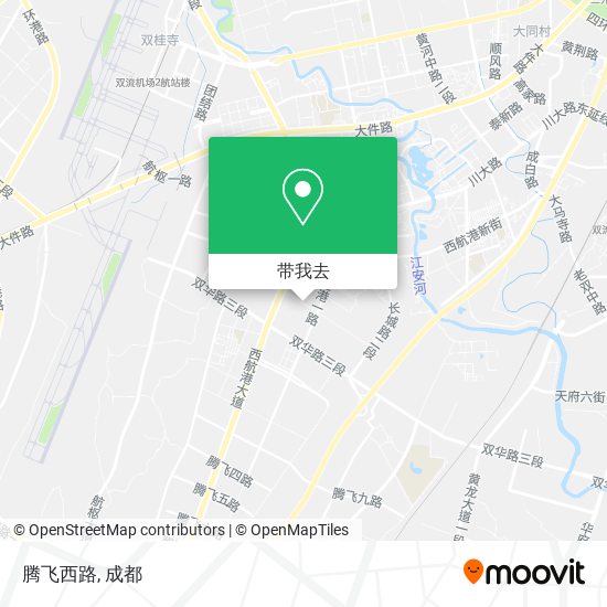 腾飞西路地图