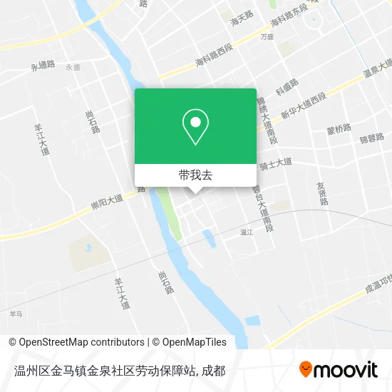 温州区金马镇金泉社区劳动保障站地图