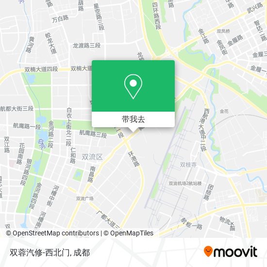 双蓉汽修-西北门地图